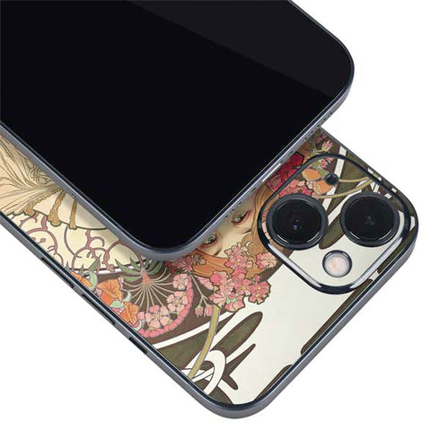 Alphonse Mucha Reverie 1897 iPhone 14 Skin